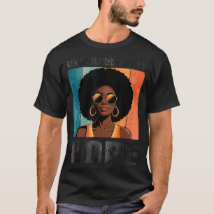 Camiseta Mulher Negra Afro sem Desculpas Retrô