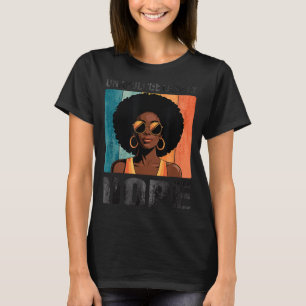 Camiseta Mulher Negra Afro sem Desculpas Retrô