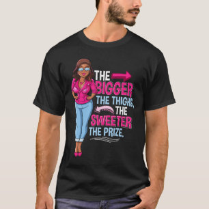 Camiseta Mulher Negra Americana Divertida