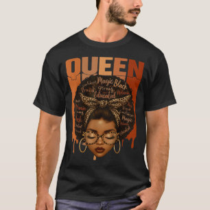 Camiseta Mulher Negra Educada Mês da História Negra Forte G
