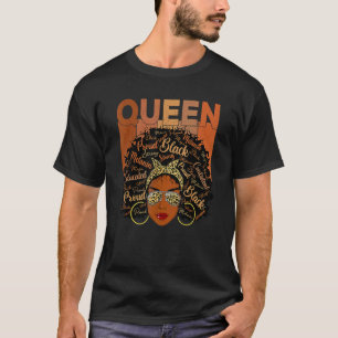 Camiseta Mulher Negra Educou Forte Melanina Rainha Africana