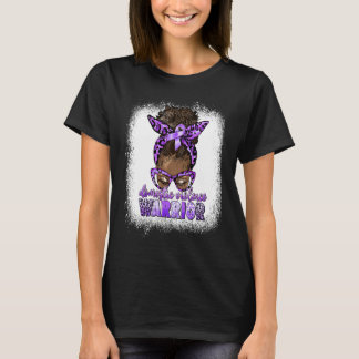 Camiseta Mulher Negra Guerreira da Violência Doméstica Afro