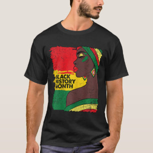 Camiseta Mulher Negra História Negra Homens Mulheres