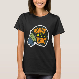 Camiseta Mulher Negra Honra e Respeito História Negra Mês