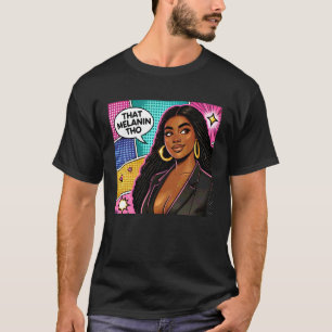 Camiseta Mulher Negra Linda Retro Afro Quadrinho Negrita Me