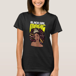 Camiseta Mulher Negra Menina Mágica Melanina Meninas Afro A
