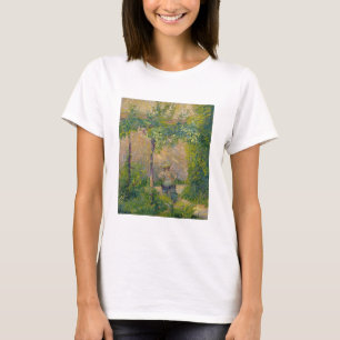 Camiseta Mulher no jardim (óleo em canvas)