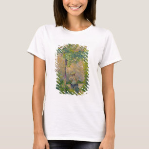 Camiseta Mulher no Jardim (óleo na canvas)