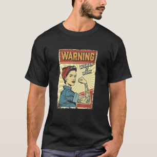 Camiseta Mulher no trabalho Forte Poster de Hoodie feminino