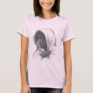 Camiseta Mulher nova de Sicília com casaco