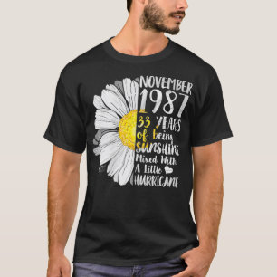 Camiseta Mulher Novato Rapariga Aos 33 Anos