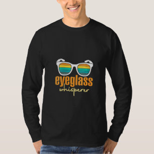 Camiseta Mulher Oftalmologista Optometrista Eyeglass Whispe