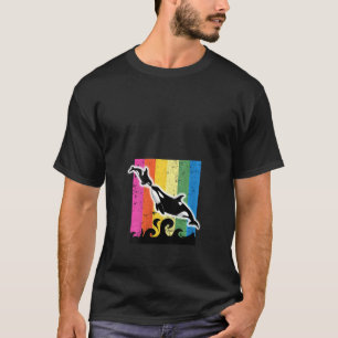 Camiseta Mulher Orca Família Vintage Retro Art Killer Bale