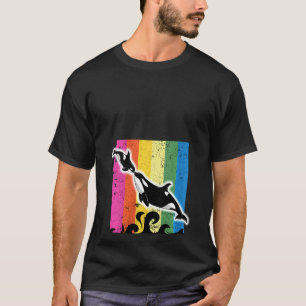 Camiseta Mulher Orca Família Vintage Retro Art Killer Balei