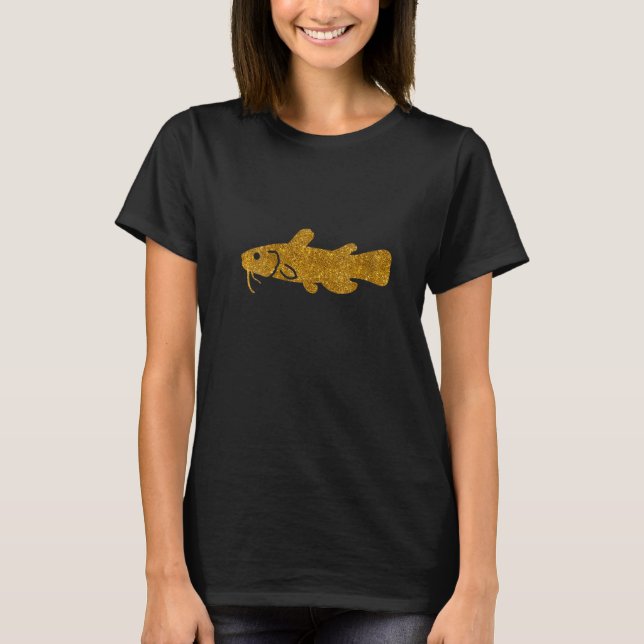 Camiseta Mulher Peixe-Gato Para Mulher Peixe-Gato (Frente)