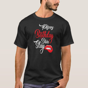 Camiseta Mulher Peixes Bonitos Rainha Fevereiro Rapariga Na