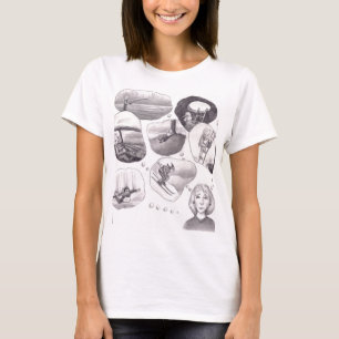 Camiseta Mulher Pensando em Suas Diversas Atividades