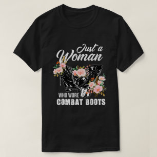 Camiseta Mulher Personalizada Veterana, Só Uma Mulher