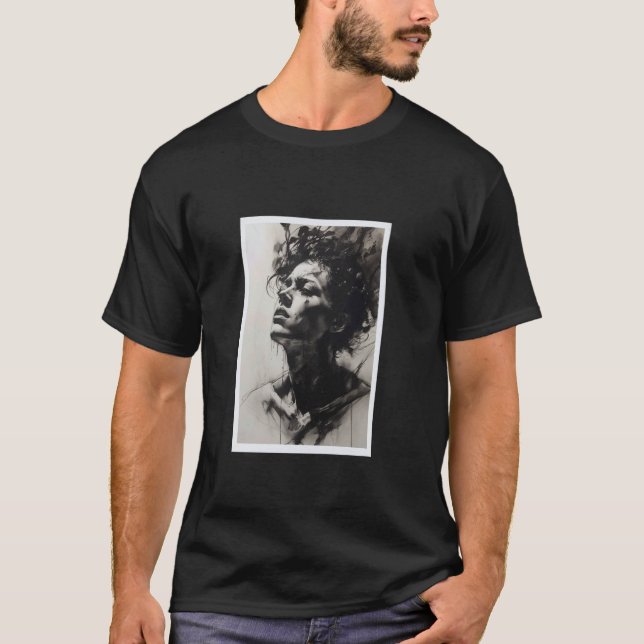 Camiseta Mulher Pintada (Frente)