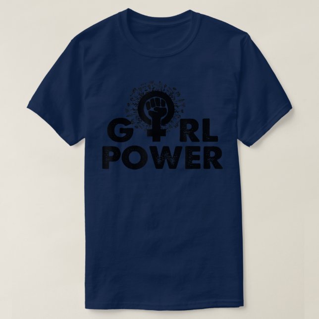 Camiseta Mulher Poder Feminismo, Unir Slogan Flor Tee, Mulh (Frente do Design)