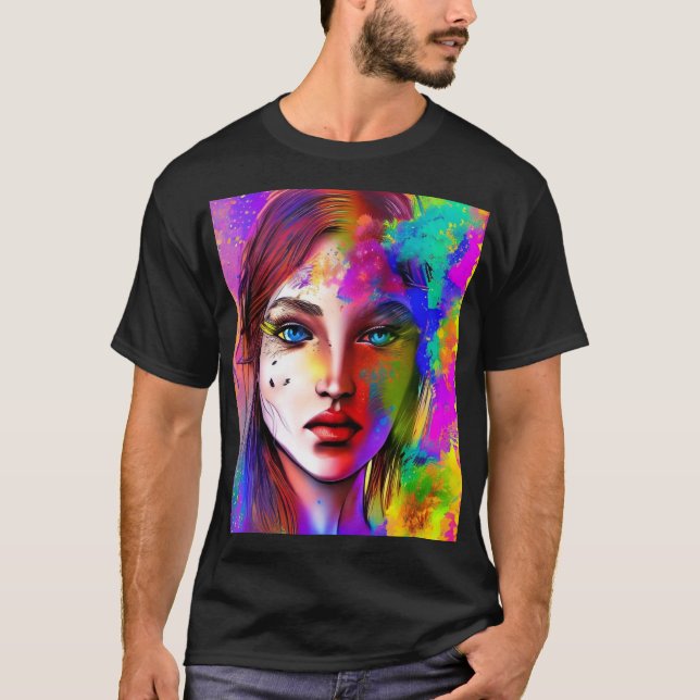 Camiseta Mulher poderosa urbana (Frente)