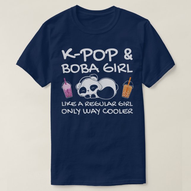 Camiseta Mulher, pop e boba como uma garota normal, Bubbl (Frente do Design)