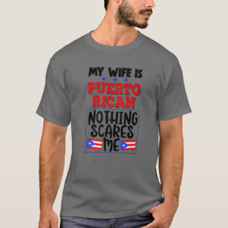Camiseta Mulher Porto Rico Engraçado Marido