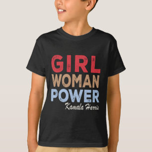 Camiseta Mulher Power Kamala Harris Retro Vintage
