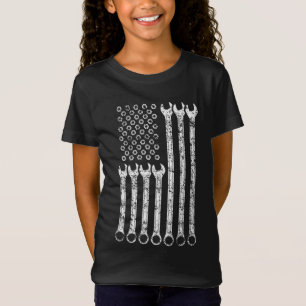 Camiseta Mulher-Presente Mecânica da Marca Americana