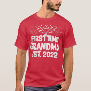 Camiseta Mulher Primeira vez vovó