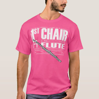 Camiseta Mulher Primeiro Presidente Flute Membro E Orquestr