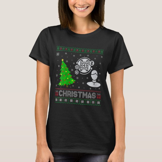 Camiseta Mulher Produtora Xmas Tree Lighting Feia Natal (Frente)