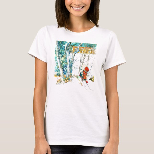 Camiseta Mulher Putando o Skis (Frente)
