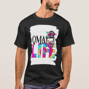 Camiseta Mulher Qma Life Messaging Bun Healthcare Worker Mã