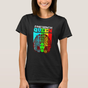 Camiseta Mulher Rainha Afro Melanin Menina Negra Mulher Mag