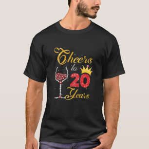 Camiseta Mulher: Rainha Alegra-Se Aos 20 Anos De Aniversári