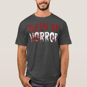 Camiseta Mulher Rainha do Dia de as Bruxas engraçado do hor
