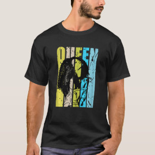Camiseta Mulher Rainha Negra Impotência Orgulho Negro