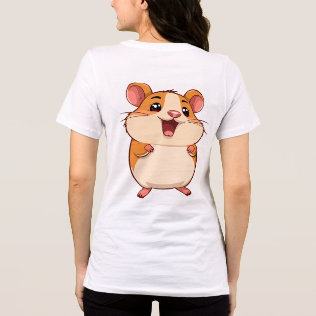 Camiseta Mulher Rato Fofa (Verso)