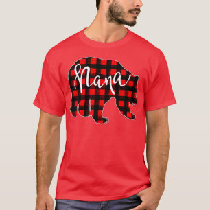 Camiseta Mulher Red Xadrez Nana Bear Matando Família Christ