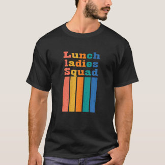 Camiseta Mulher: Restaurante Chef Almoçando Senhoras Esquad
