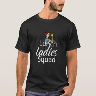 Camiseta Mulher: Restaurante Chef Almoçando Senhoras Esquad