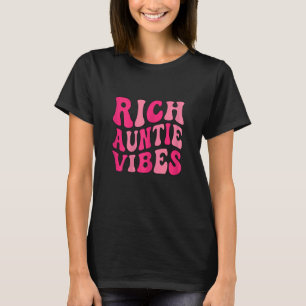 Camiseta Mulher Rico Tia Vibes Tia Melhor Tia Mulheres Mães