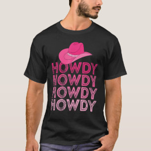 Camiseta Mulher Rosa Howe Garota Ocidental do Sul