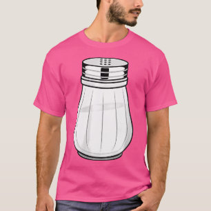 Camiseta Mulher Sal Shaker Halloween Correspondendo Sal de