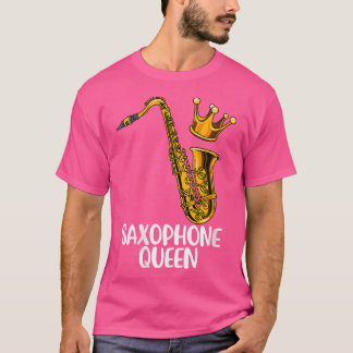 Camiseta Mulher Saxofone Jazz Música Presente Mulheres Saxo