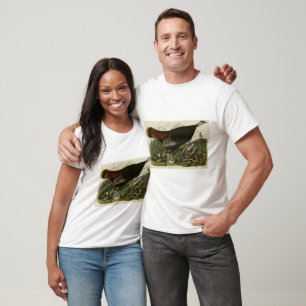 Camiseta Mulher Selvagem Turquia das Aves da América de Aud