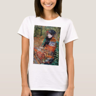 Camiseta Mulher sentada no banco, Mary Cassatt