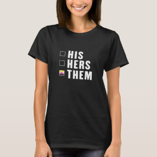 Camiseta Mulher Seu Them Nombinary Enby Genderqueer Non