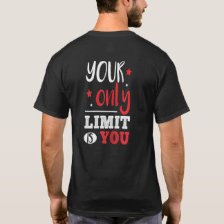 Camiseta Mulher Seu Único Limite É Seu Limite Motivacional 